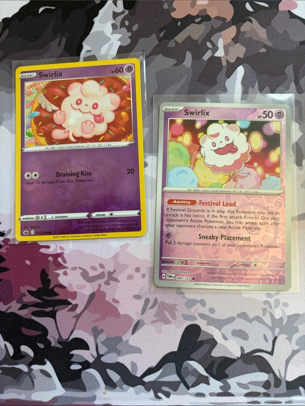 Swirlix Reverse Holo Pokémon Card Mini Lot | 2 Cards ✨5/$25✨